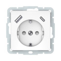 PISTIKUPESA USB-A+C VALGE RP16-002-22/A+C QR