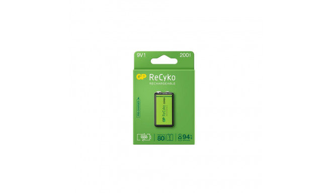 ACCU RECYKO 9V 200mAh akupatarei