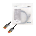 LogiLink CHA0105 HDMI cable 2 m HDMI Type A (Standard) Black, Grey