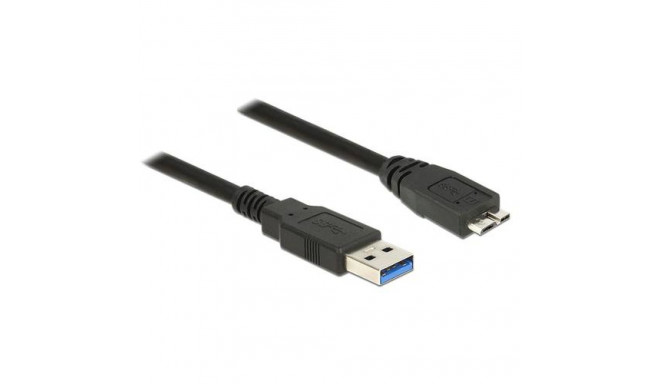 DeLOCK 85071 USB cable USB 3.2 Gen 1 (3.1 Gen 1) 0.5 m USB A Micro-USB B Black