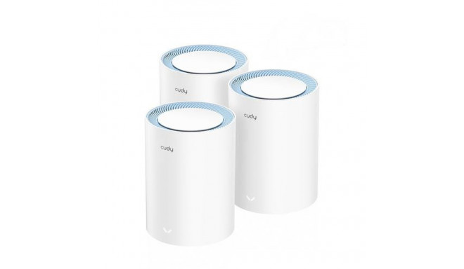 Cudy M1200 3-PACK mesh wi-fi system Dual-band (2.4 GHz / 5 GHz) Wi-Fi 5 (802.11ac) White 1 Internal