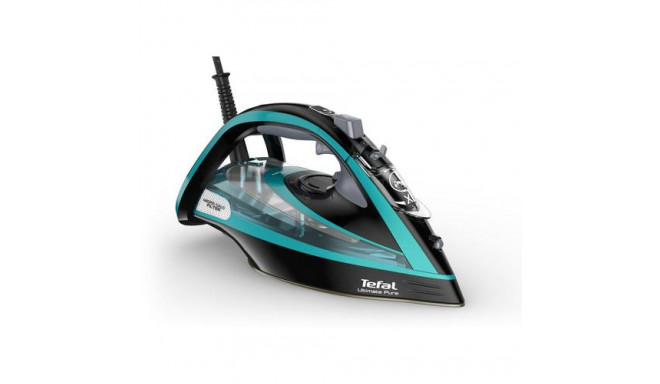 Tefal Ultimate Pure FV9844 Dry &amp; Steam iron Durilium Autoclean soleplate 3200 W Black, Blue