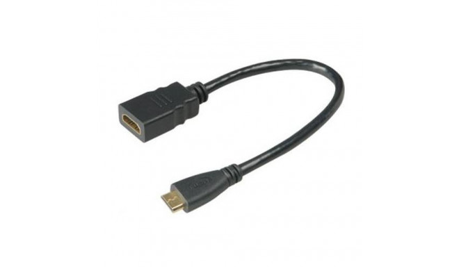 Akasa HDMI/Mini HDMI, 0.25 m HDMI cable HDMI Type A (Standard) HDMI Type C (Mini) Black