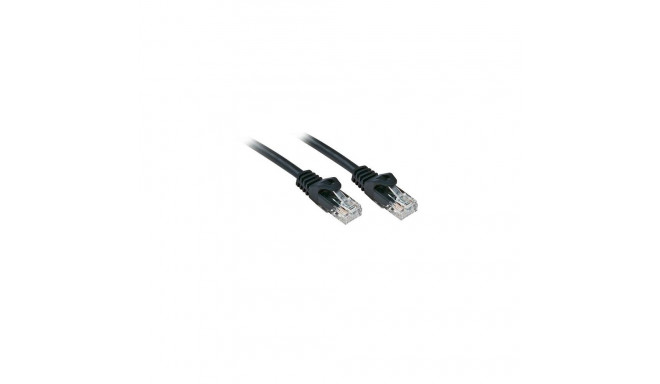 Lindy Rj45/Rj45 Cat6 1m networking cable Black U/UTP (UTP)