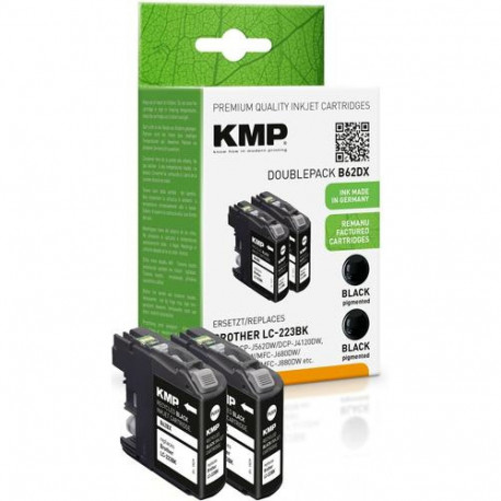 KMP B62DX ink cartridge 2 pc(s) Compatible Black