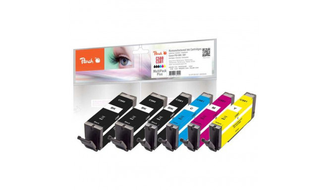 Peach 320448 ink cartridge 6 pc(s) Compatible