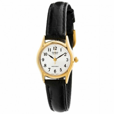 Unisex Kell Casio LTP-1154PQ-7BEG Valge Must (Ø 23 mm)