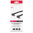 Vivanco kaabel HDMI - HDMI nurgaga 3m (47107) (avatud pakend)