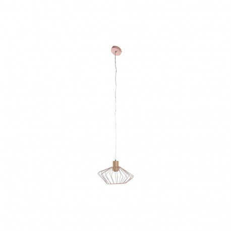Ceiling Light DKD Home Decor 34 x 34 x 21 cm Silver Black Grey Pink Metal White 50 W 60 W Pinewood