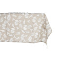 Tablecloth and napkins DKD Home Decor 9 Pieces 2 Units 150 x 250 x 0,5 cm Beige Pink White Green Lig