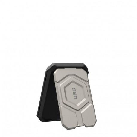 MagSafe kaarditasku tugijalaga Magnetic Wallet, must/titaan, magnetkinnitusega, Urban Armor Gear (UA