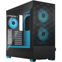 "Tower Fractal Design Pop Air RGB Cyan Core TG Clear Tint"