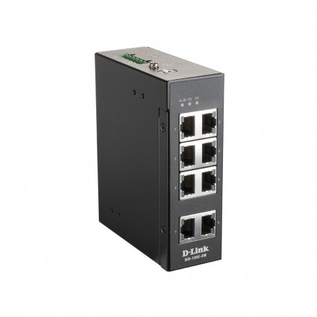 "D-Link DIS-100E-8W 8-Port Fast Ethernet Industrie Switch"