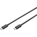 "DIGITUS USB 2.0 Anschlusskabel Typ C -C St/St 1.0m. sw"