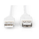 "DIGITUS USB 2.0 Verlängerungskabel Typ A -A St/Bu 1.8m.beige"