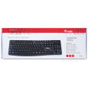 "Equip Kabelgebundene USB Keyboard schwarz. italieni"