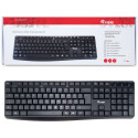 "Equip Kabelgebundene USB Keyboard schwarz.US Layout"