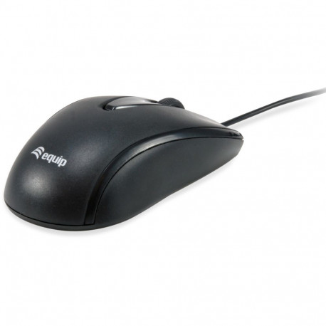 "Equip Optische Maus USB-C Komp. Rechts-Linkshänder 1.5m sw"