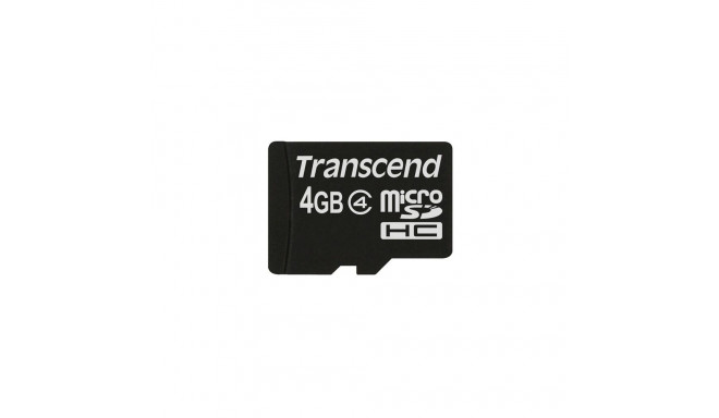 "CARD 4GB Transcend microSDHC Class 4"