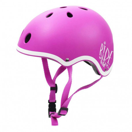 Kask rowerowy SMJ różowy dla dziewczynki regulowany F501 S