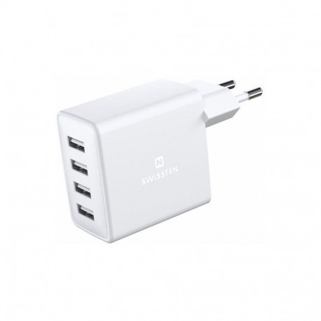 Telefoni laadija Swissten 4 x USB-A 20W