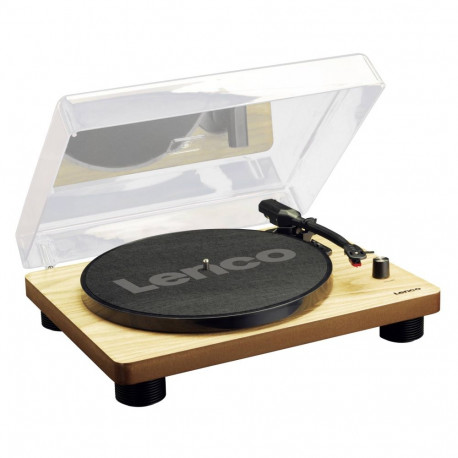 Lenco LS-50 record player with speakers wood