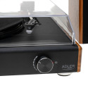 Adler AD 1915 vinüülplaadimängija USB|Bluetooth|USB salvestusfunktsiooniga ja 2 kõlariga
