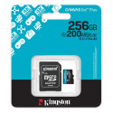 Kingston Canvas Go! Plus 256 GB microSD mälukaart Class 10 UHS-I U3 V30 A2