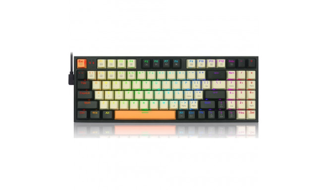 Redragon K636 Kitava punane switch klaviatuur (K636CLO-RGB)
