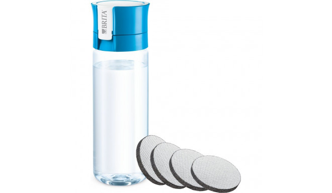 Brita Fill & Go blue 0.6l + 4 filter cartridges