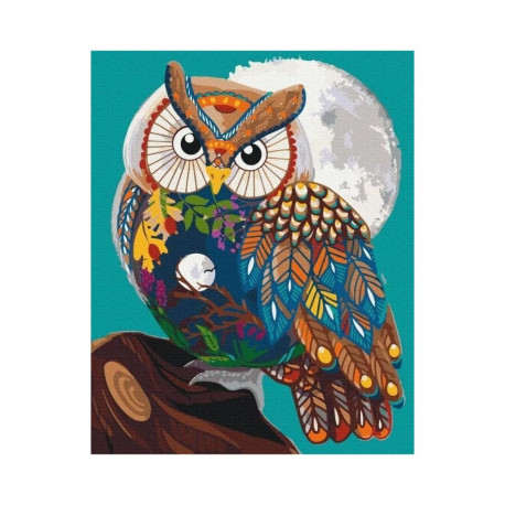 Painting by numbers - The wise guardian
