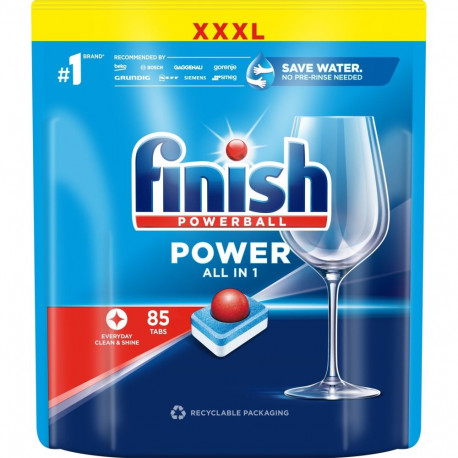 Finish Dishwasher Tablets Power All in 1 85 pcs.