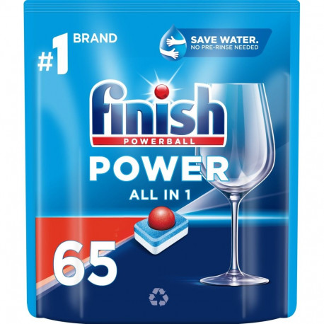 Finish Dishwasher Tablets Power All in 1 65 pcs.