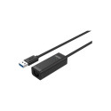 Unitek USB network card - RJ-45 (plug-socket) Black (Y-1468)