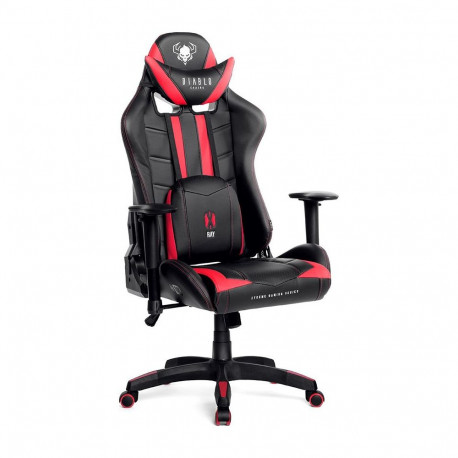 Diablo Chairs X-RAY L must ja punane tugitool