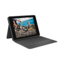 Logitech Rugged Folio iPadile (7., 8. ja 9. põlvkond) - GRAFIIT - UK (920-009319)