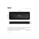 CLUB 3D Thunderbolt 4 sertifitseeritud 16-ühes Quadra ekraanide dokkimisjaam DisplayLinkiga