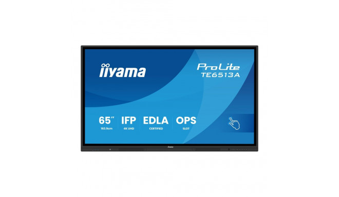 IIYAMA 65-tolline iiWare21E EDLA -Google-GMS-rakendused Android 14 8/128GB 40-punkti PureTouch IR+ n