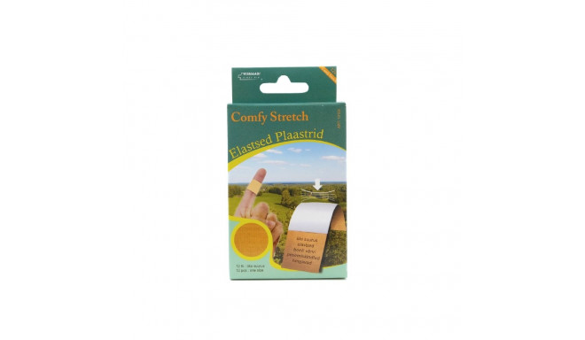 Tekstiiliplaastrid COMFY STRETCH elastsed 12 tk
