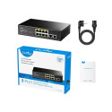 Cudy GS1010P network switch Gigabit Ethernet (10/100/1000) Power over Ethernet (PoE) Desktop/Wall-Mo