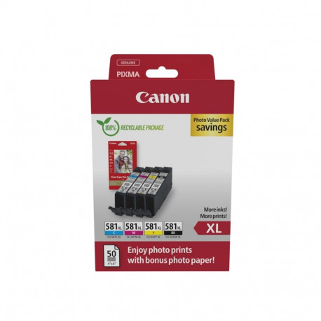 Canon tindikassettide komplekt 2052C006 4tk originaalne kõrge tootlikkusega (XL), must, tsüaan, mage