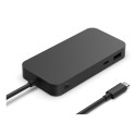 Microsoft Surface USB4 Dock juhtmega must dokk