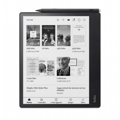 Rakuten Kobo e-lugeja Elipsa 2E puuteekraaniga 32GB Wi-Fi, must