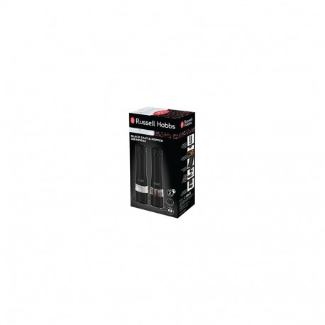 Russell Hobbs soola- ja pipratooside komplekt 28010-56, must