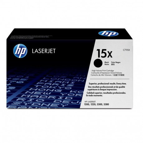 HP 15X suure tootlikkusega must originaal LaserJet toonerikassett