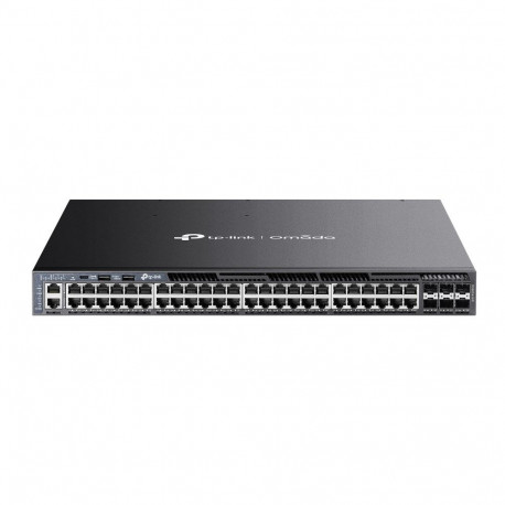 TP-Link Omada 48-pordiline gigabitne virnastatav L3 hallatav PoE+ lüliti 6 10G pesaga