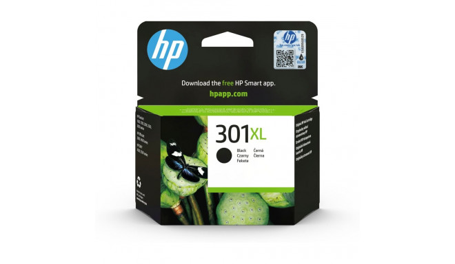 HP 301XL suure tootlikkusega must originaal tindikassett