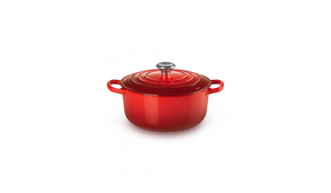 Le Creuset Round Roaster, Cherry, 22cm