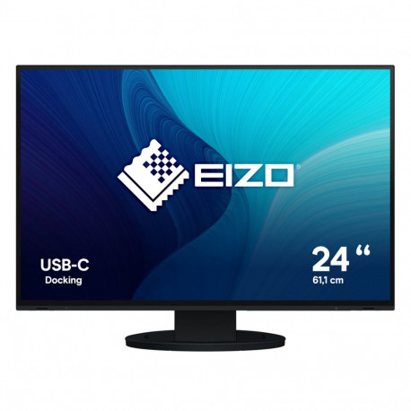 EIZO FlexScan EV2485-BK computer monitor 61.2 cm (24.1") 1920 x 1200 pixels WUXGA LCD Black