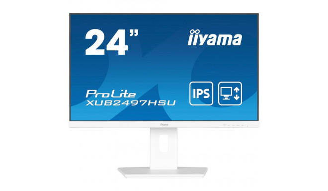 iiyama ProLite XUB2497HSU-W2 arvutimonitor 60.5 cm (23.8") 1920 x 1080 pikslit Full HD LED valge